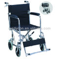 Silla de ruedas plegable portable ligera portable del aluminio del hospital BDWC103 para la venta